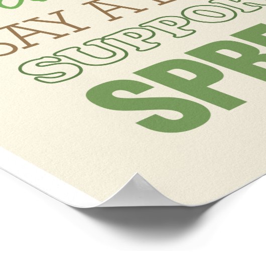 食実在宣言 ポスター (角)