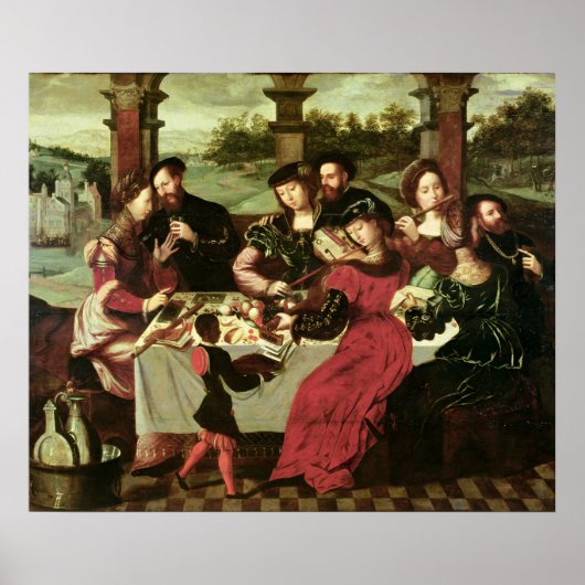 食後のコンサート ポスター (正面)