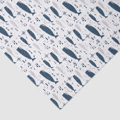 食感のあるマッコウクジラ白ブルー 薄葉紙 (詳細)