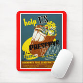 食救済べ物を守る マウスパッド (マウス)