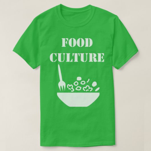 食文化 Tシャツ (デザイン正面)
