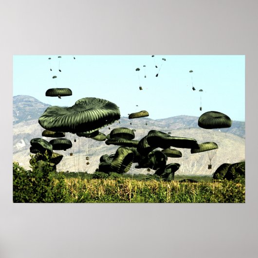 食料と水の束は空気が届く ポスター (正面)