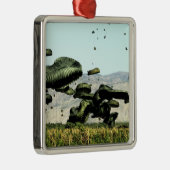 食料と水の束は空気が届く メタルオーナメント (右)