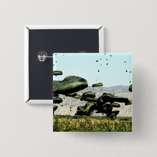 食料と水の束は空気が届く 缶バッジ (正面&裏面)