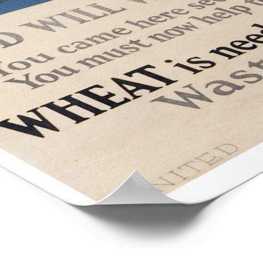 食料は戦争に勝つ ポスター (角)