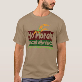食料を買う余裕がない友達 Tシャツ