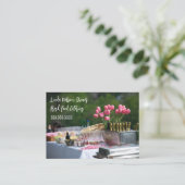 食料ケータリング特別イベント及び当事者 名刺 (スタンド正面)