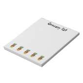 食料品おもしろいリスト ノートパッド (回転)