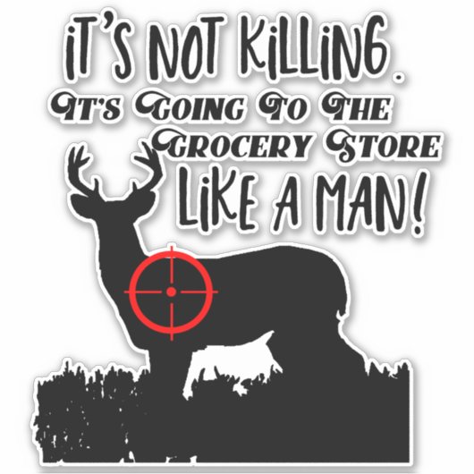 食料品おもしろい店狩りメンズ引用文バックディアー シール (正面)