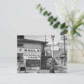 食料品とサンドイッチの店 1934年 ポストカード (スタンド正面)