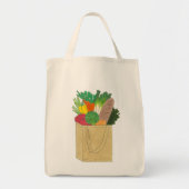 食料品のメタバッグ食品ショッピングフルーツベジエ トートバッグ (正面)