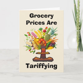 食料品の値段が値上がりしている カード