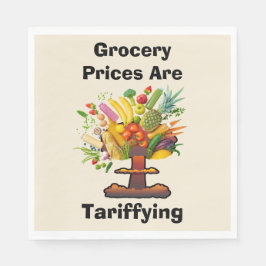 食料品の値段が値上がりしている スタンダードランチョンナプキン