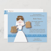 食料品ウェディングシャワー招待状 インビテーションポストカード (正面/裏面)