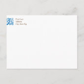 食料品ウェディングシャワー招待状 インビテーションポストカード (裏面)