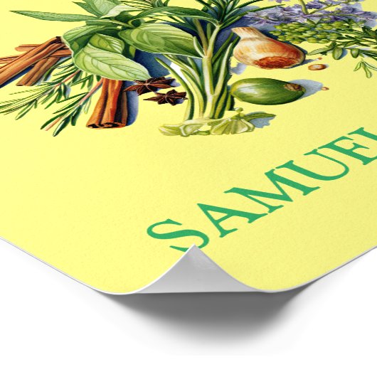 食料品カスタマイズのプロモーション ポスター (角)