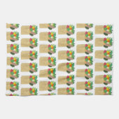 食料品ショッピンググリーンマーケットフルーツベジエ キッチンタオル (横)