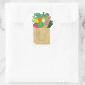 食料品ショッピンググリーンマーケットフルーツベジエ ラウンドシール (バッグ)