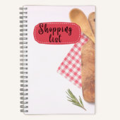 食料品ショッピングチェックリスト ノートブック (正面)