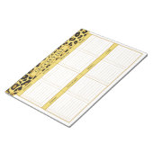 食料品ショッピング一覧 ノートパッド (アングル)