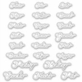 食料品ステープルラベル シール (正面)