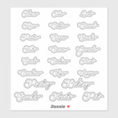 食料品ステープルラベル シール (シート)