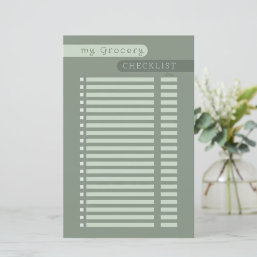 食料品チェックリスト (スタンド正面)