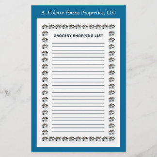 食料品ノートパッド – デザイン2 便箋