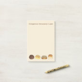 食料品パーソナライズされたリストのベーカー転がディナー ポストイット (デスク上)