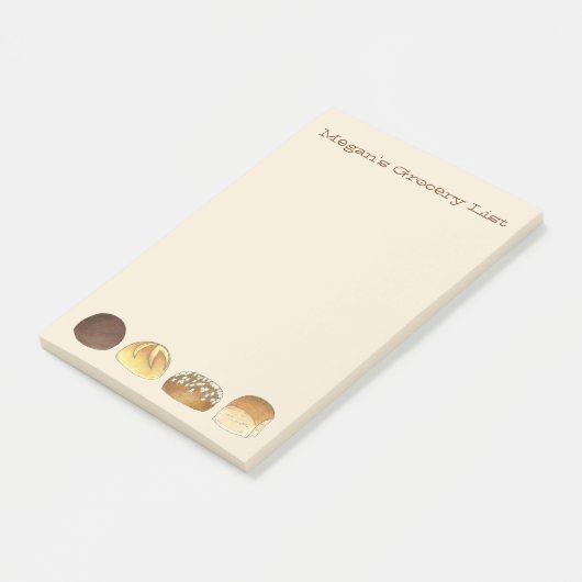 食料品パーソナライズされたリストのベーカー転がディナー ポストイット (アングル)