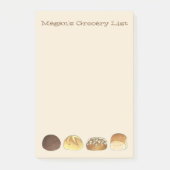 食料品パーソナライズされたリストのベーカー転がディナー ポストイット (正面)