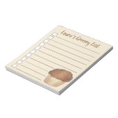 食料品パーソナライズされたリストクラムマフィンペストリー ノートパッド (回転)