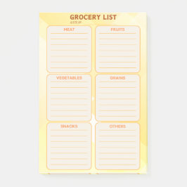 食料品リストのItメモの投稿 ポストイット