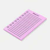 食料品リストピンク付箋第2版 ポストイット (アングル)