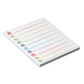 食料品リストメモto Doリスト ノートパッド (アングル)