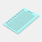 食料品リストライトブルー付箋第2版 ポストイット (アングル)