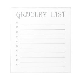 食料品リスト |チェックボックス40切り取りペー遠くにジ ノートパッド