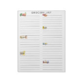 食料品一覧メモ帳 ノートパッド (回転)
