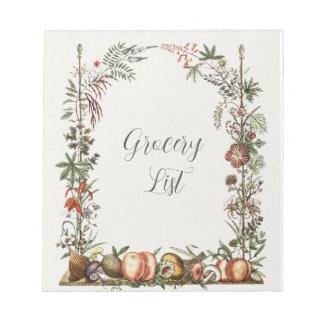 食料品一覧メモ帳 ノートパッド