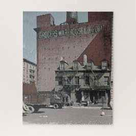 食料品倉庫ヴィンテージ産業景観 ジグソーパズル