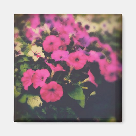 食料品店の花 マグネット (正面)