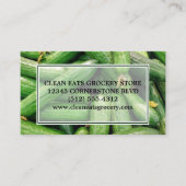 食料品店の農家市場グリーンプロデュース写真 名刺 (正面)
