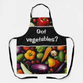 食料品店の野菜 エプロン (正面)
