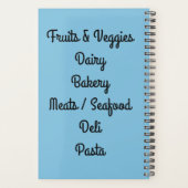 食料品店への旅ヴェネツィアゴンドラ プランナー手帳 (裏面)