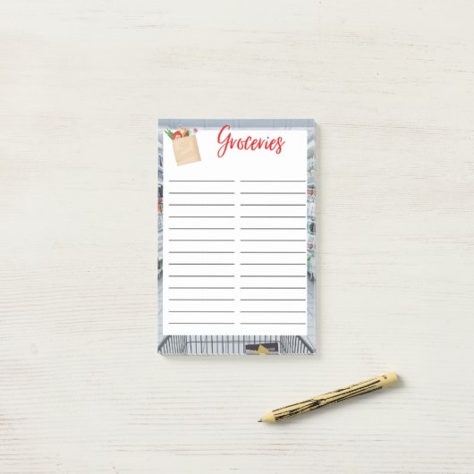食料品店 ポストイット (デスク上)