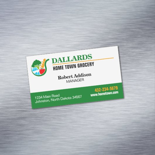 食料品店 マグネット名刺 (インサイチュ)