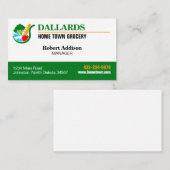 食料品店 名刺 (正面/裏面)