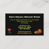 食料品店 名刺 (裏面)