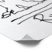 食料品店 Rue Brea，パリ，フランス ポスター (角)