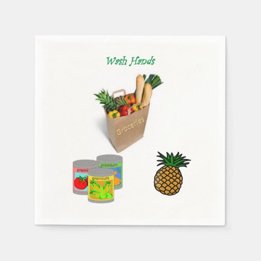 食料品紙ナプキンス スタンダードカクテルナプキン (正面)